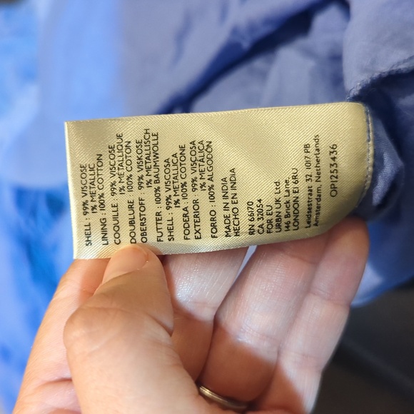 Anthropologie Periwinkle Blue Dress - Picture 5 of 5